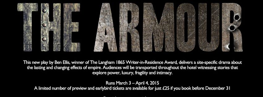 “The Armour” – a play by Ben Ellis and produced by Defibrillator